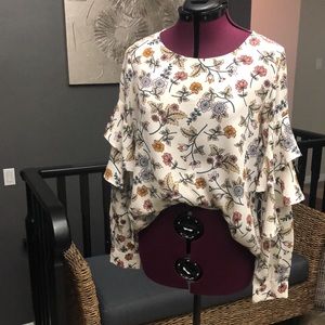 Gorgeous Sanctuary Flounce Sleeve Blouse